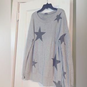 Jodifl Grey Stars Sweater L